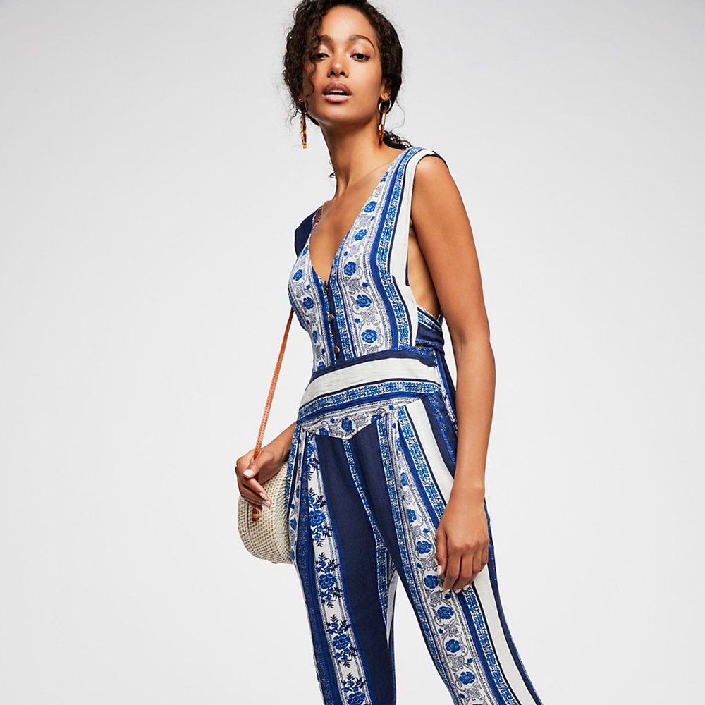 Free People All Shook Up Jumpsuit in Size 4
